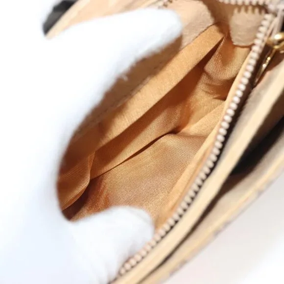 Authentic GUCCI Micro GG Supreme Shoulder Bag PVC Beige Gold 49 001 5548 - Picture 3 of 16